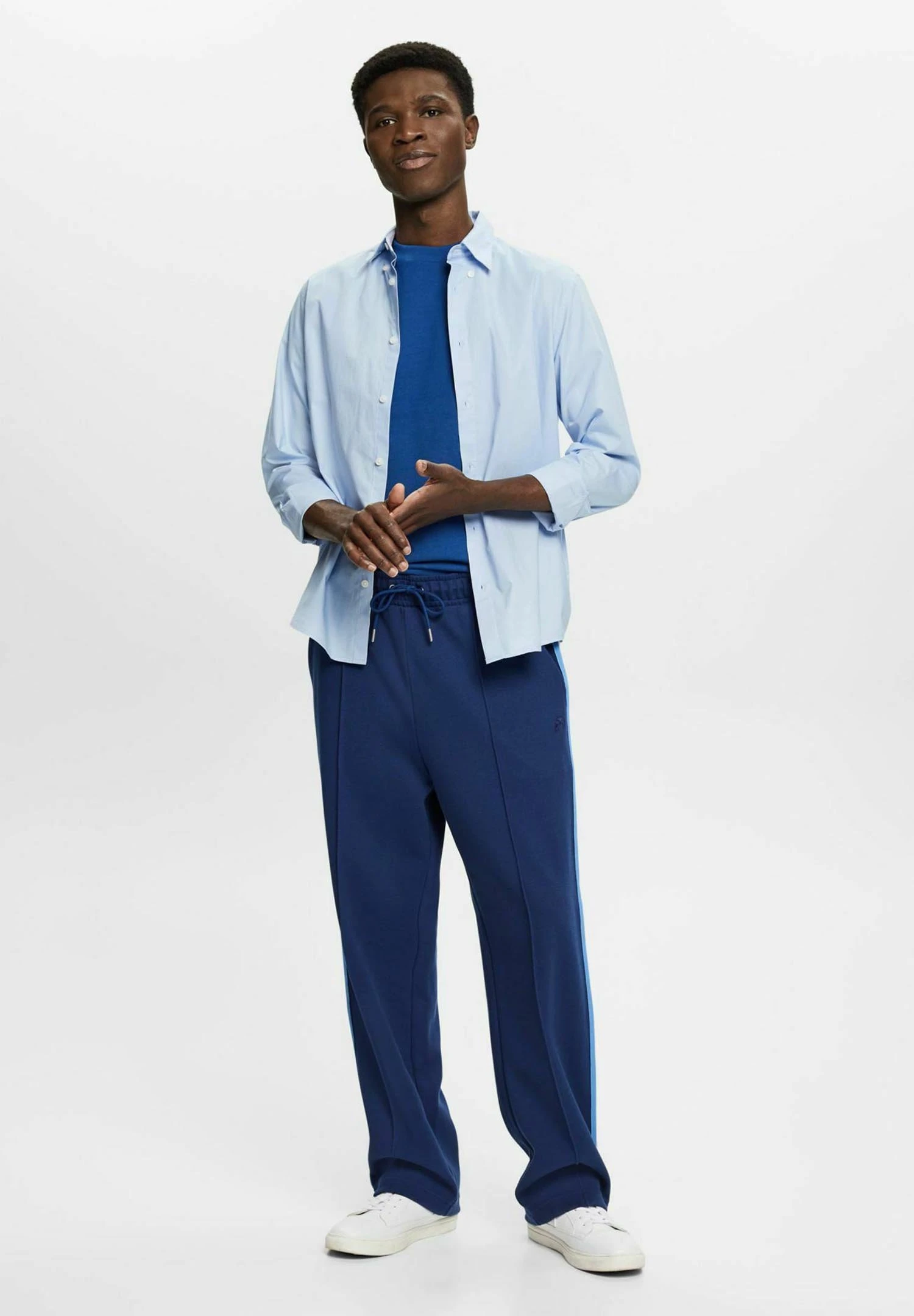 ESPRIT Mit Delfinprint - T-Shirt Basic - Bright Blue 2 ESPRIT Mit Delfinprint - T-Shirt Basic - Bright Blue - Afbeelding 2