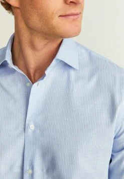 Leon - Zakelijk Overhemd - Lt Blue Stripe -Next Verkoopwinkel e9ab5e6ce0b64719a70c36872745e54a