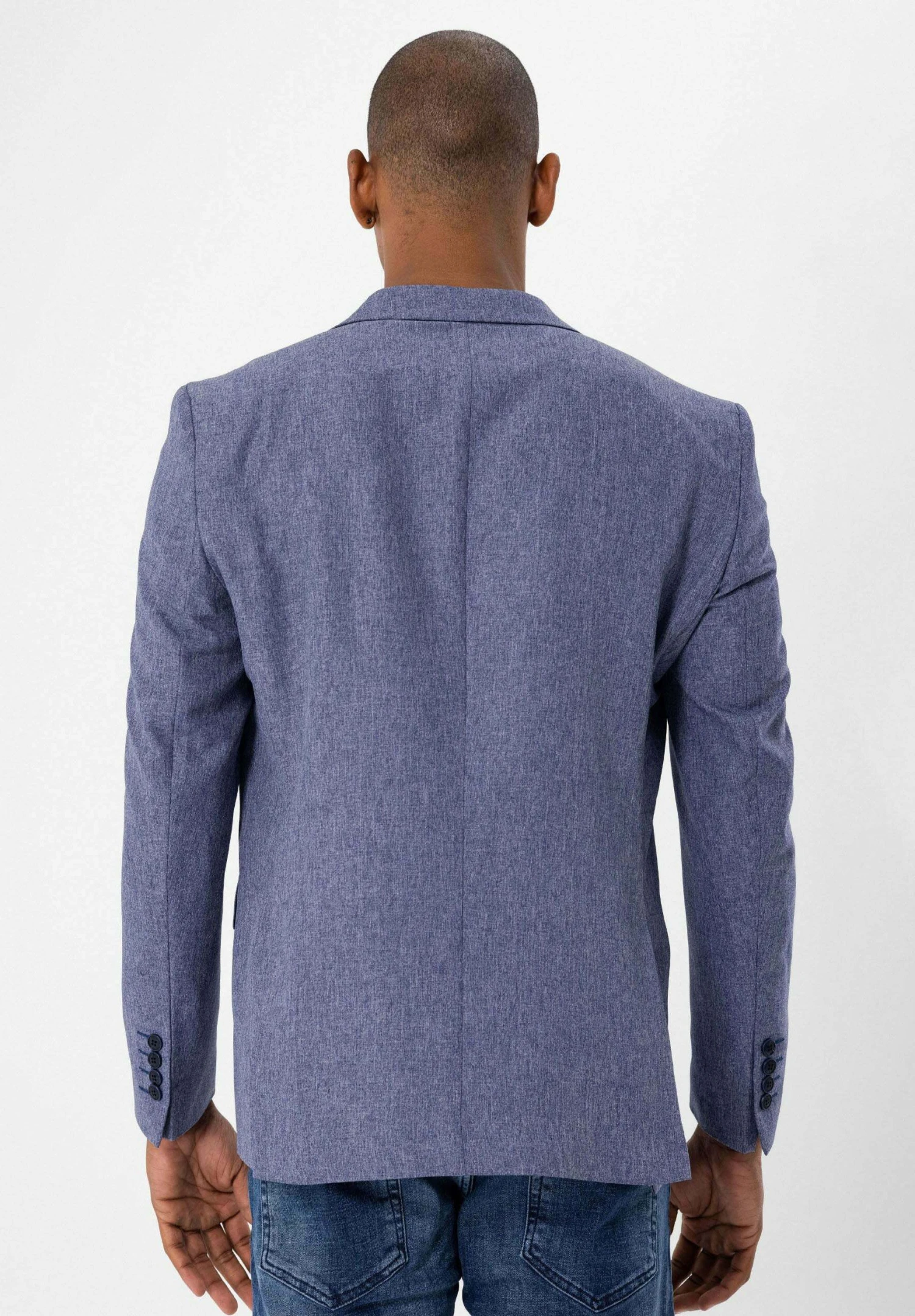 Blazer - Navy Melange 3 Blazer - Navy Melange - Afbeelding 3