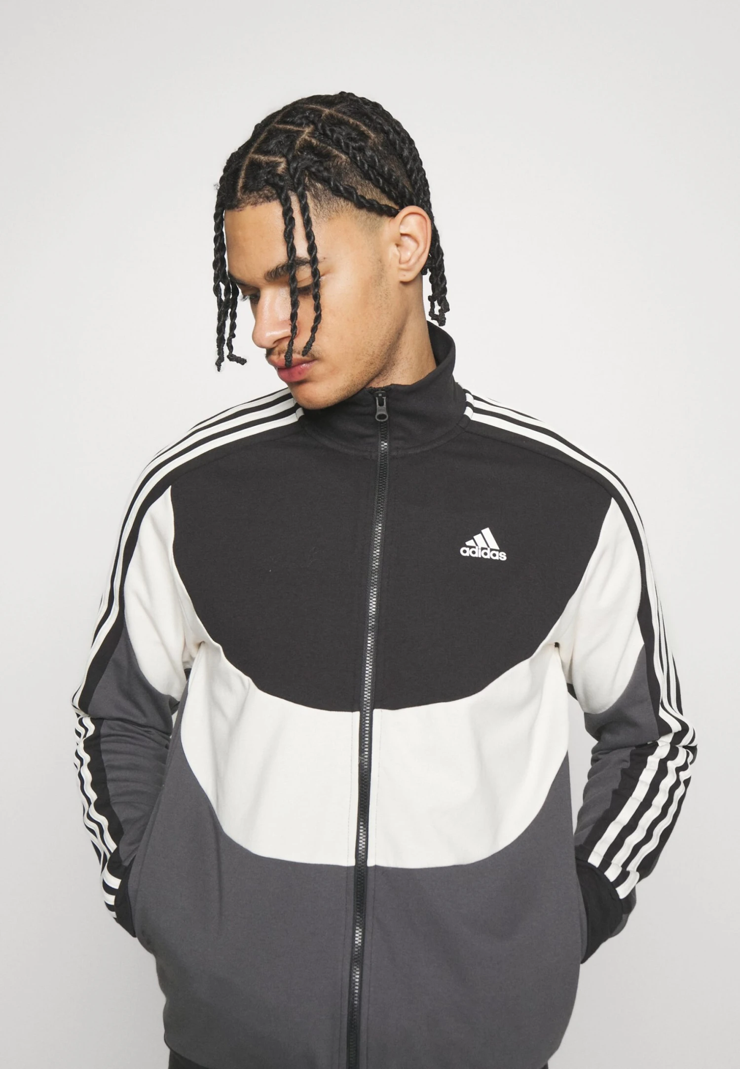 Adidas Sportswear M Cb Ts - Trainingspak - Grey Six 4 Adidas Sportswear M Cb Ts - Trainingspak - Grey Six - Afbeelding 4