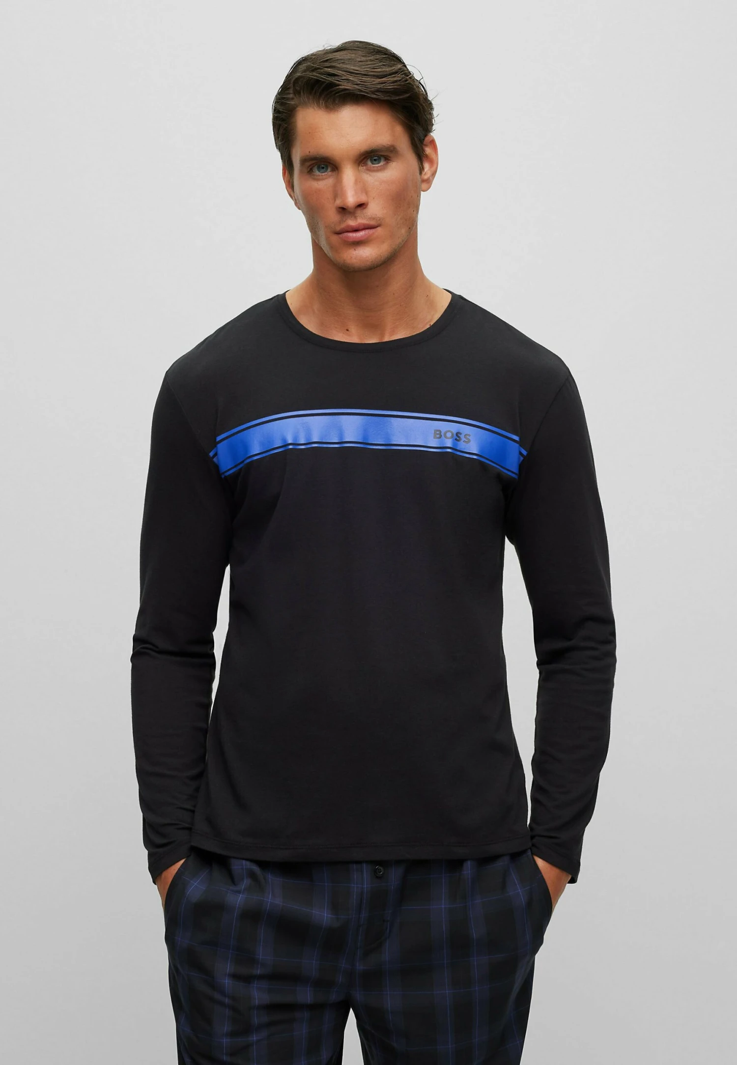 Boss Urban Long Set - Pyjama - Blau Vierzehn 3 Boss Urban Long Set - Pyjama - Blau Vierzehn - Afbeelding 3