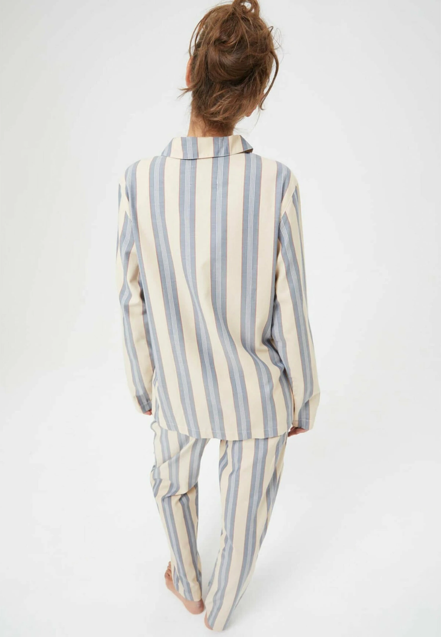 Stripe - Pyjama - Beige 2 Stripe - Pyjama - Beige - Afbeelding 2
