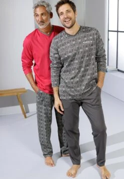 Set Im 2Er-Pack - Pyjama - Grau