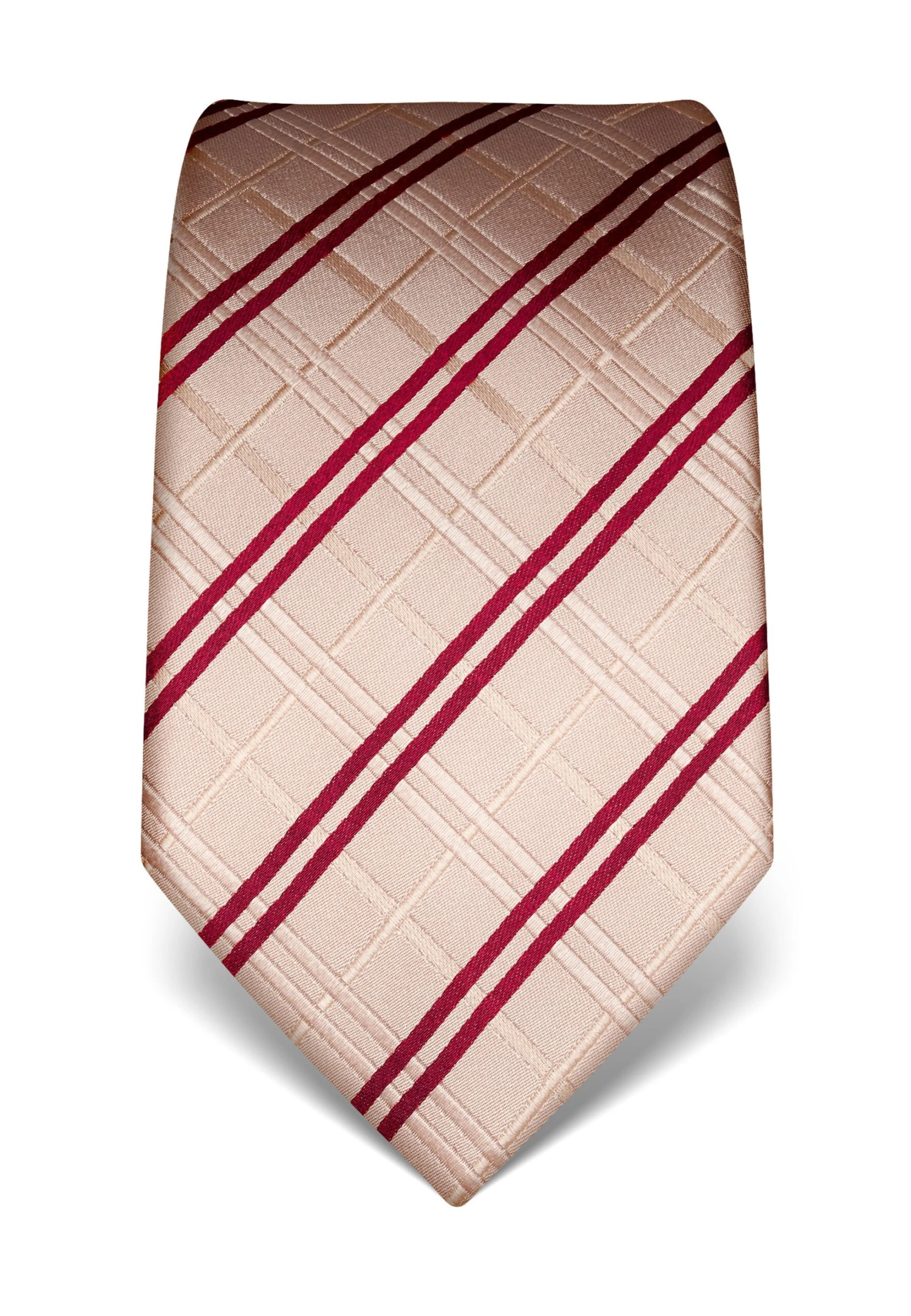 Kariert - Stropdas - Gold 1 Kariert - Stropdas - Gold