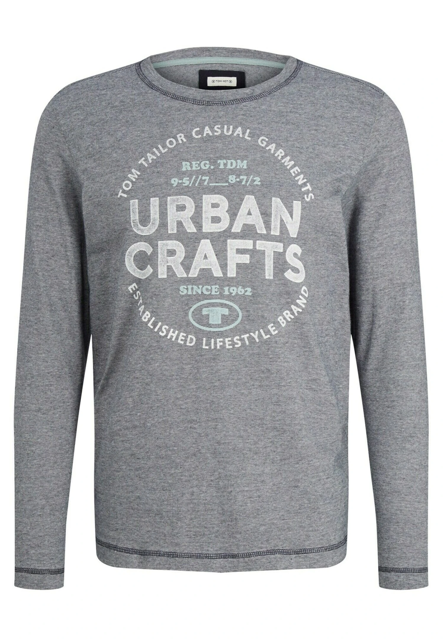 Tom Tailor Mit Print - Longsleeve - Navy Base Yarn Dye Stripe 5 Tom Tailor Mit Print - Longsleeve - Navy Base Yarn Dye Stripe - Afbeelding 5