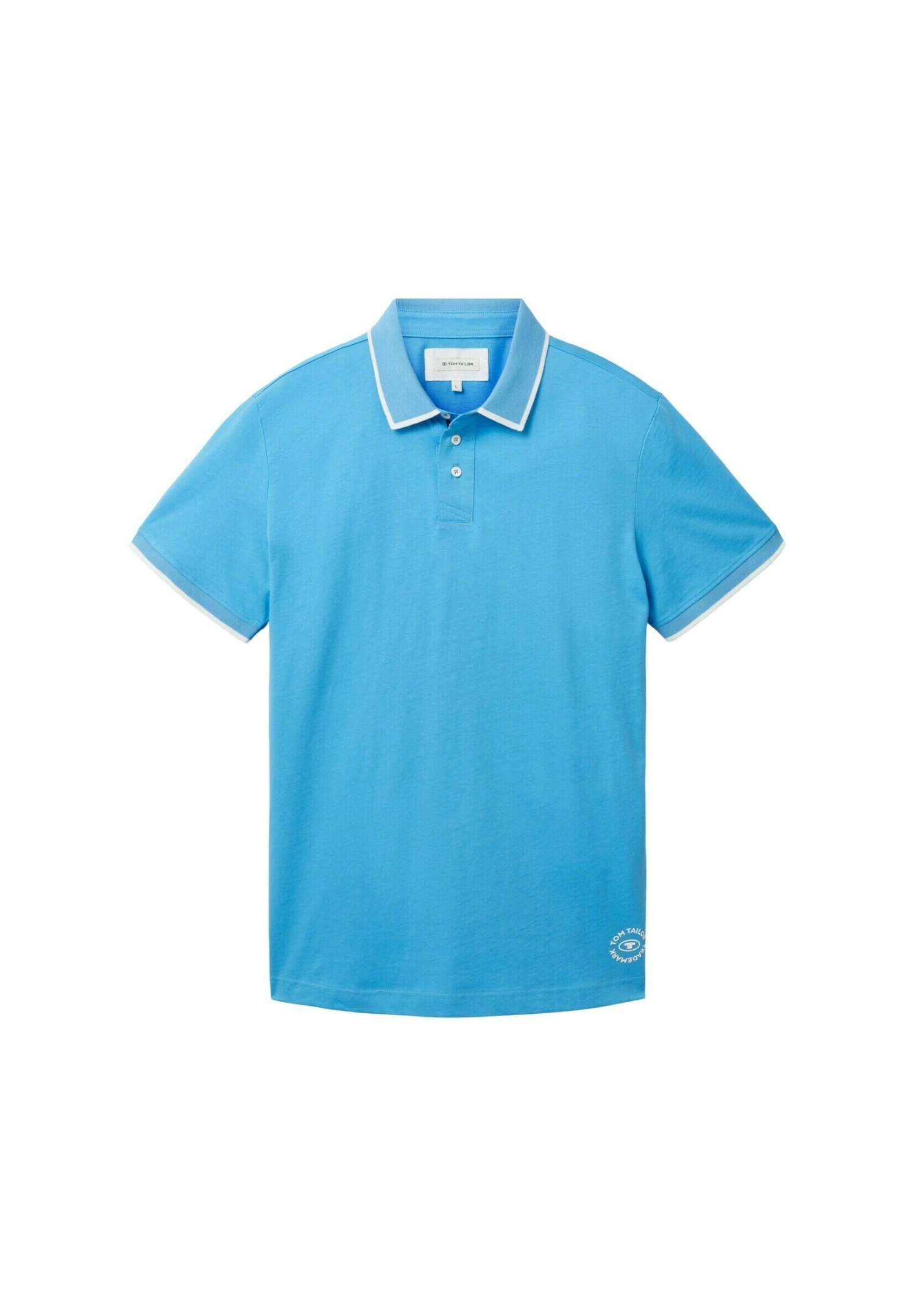 Tom Tailor Sportliches - Poloshirt - Rainy Sky Blue 5 Tom Tailor Sportliches - Poloshirt - Rainy Sky Blue - Afbeelding 5