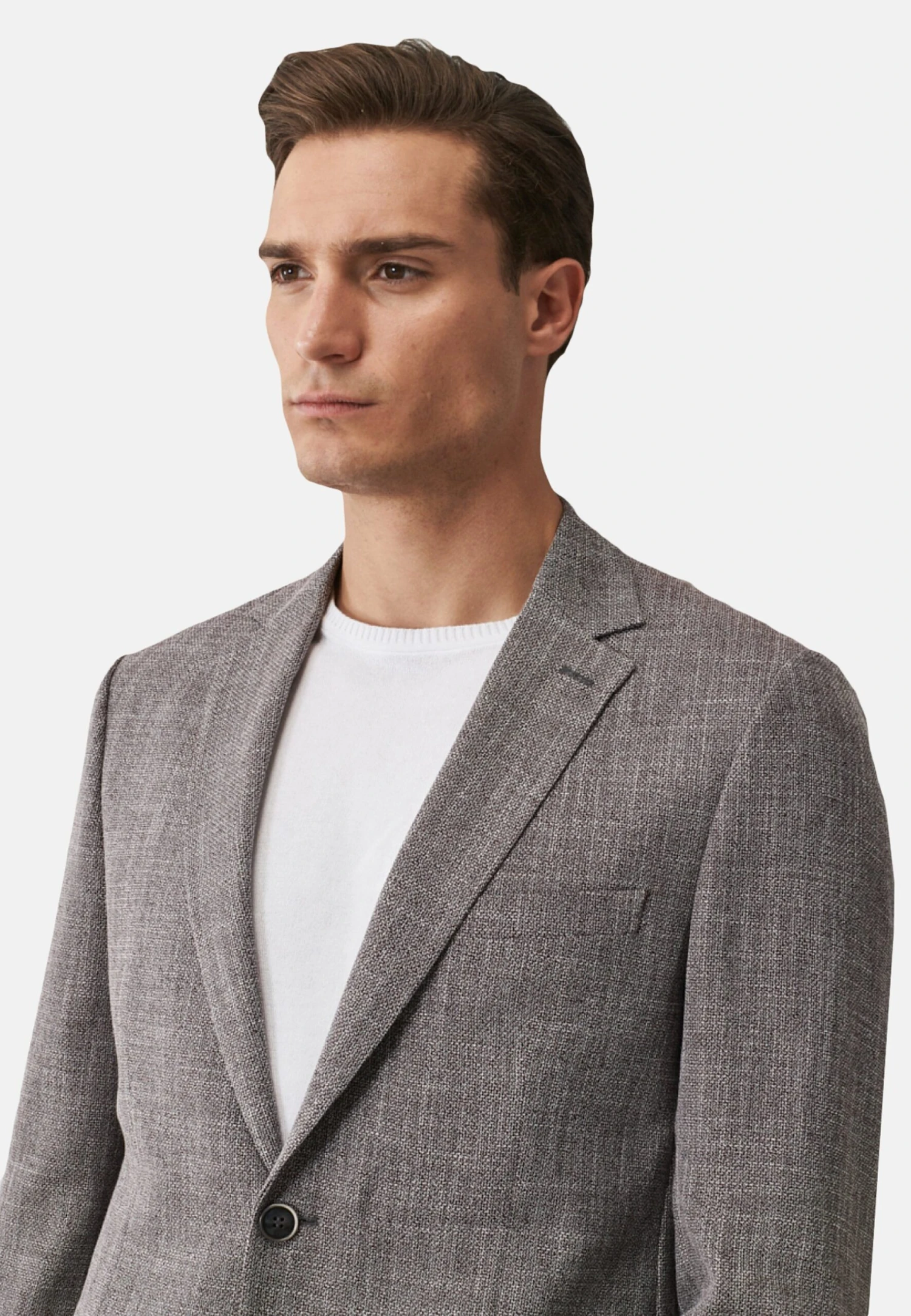 Comfort Fit- Blazer - Black Beige 4 Comfort Fit- Blazer - Black Beige - Afbeelding 4