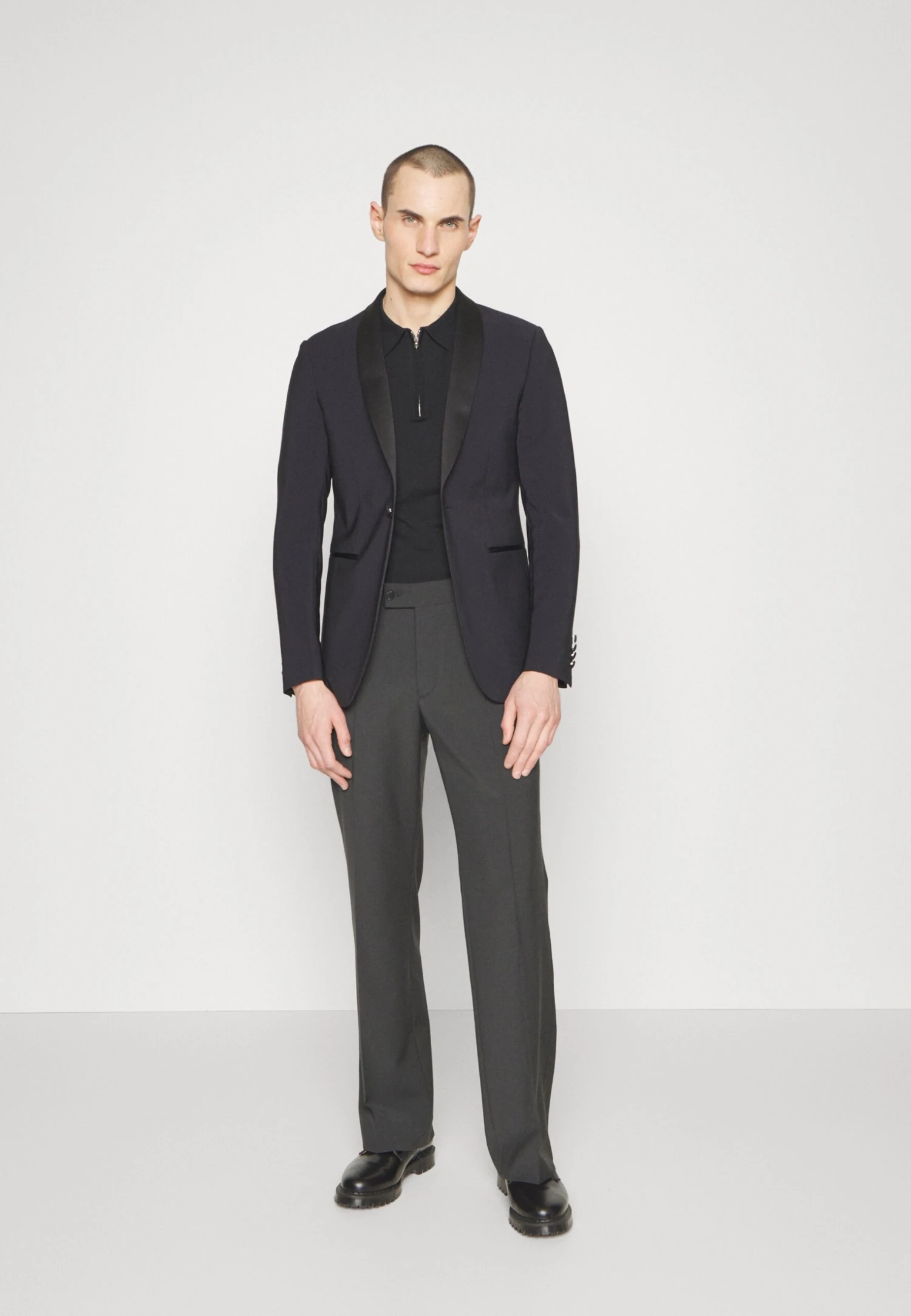 Sandro Tuxedo Shawl - Blazer - Marine 2 Sandro Tuxedo Shawl - Blazer - Marine - Afbeelding 2