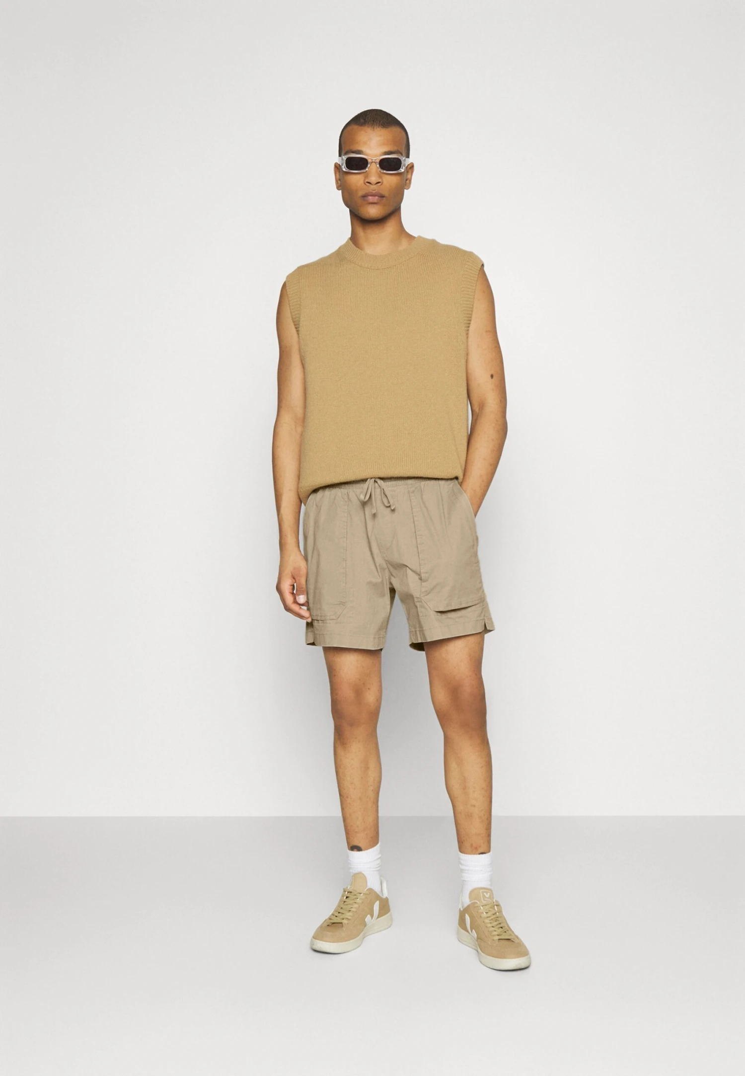 Abercrombie & Fitch Shorts - Light Khaki 2 Abercrombie & Fitch Shorts - Light Khaki - Afbeelding 2