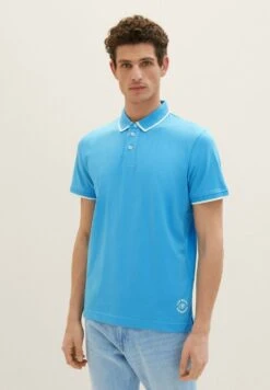 Tom Tailor Sportliches - Poloshirt - Rainy Sky Blue
