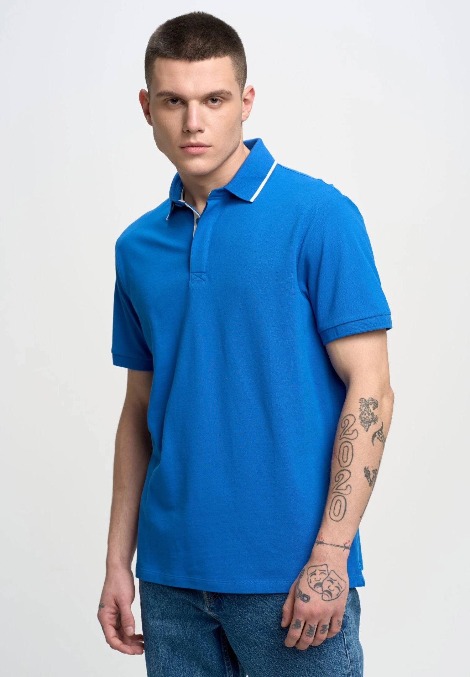 BIG STAR Bizar - Poloshirt - Blau 3 BIG STAR Bizar - Poloshirt - Blau - Afbeelding 3