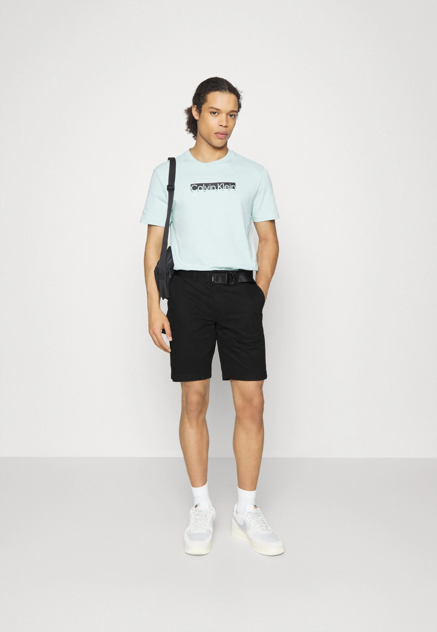 Calvin Klein Modern Slim Belt - Shorts - Black 2 Calvin Klein Modern Slim Belt - Shorts - Black - Afbeelding 2