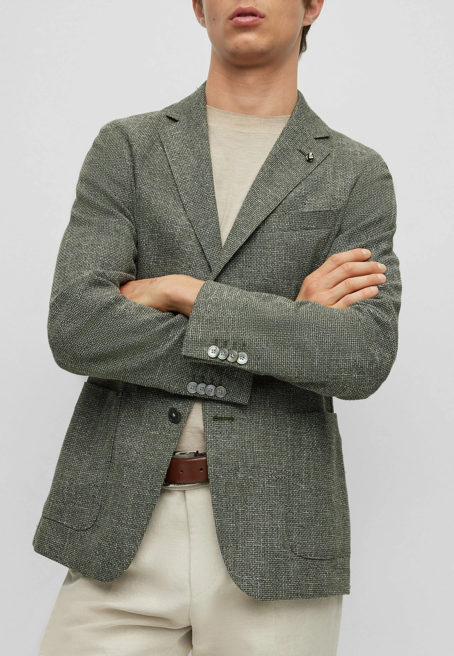 Boss C Hanry - Blazer - Open Green Twentyone 4 Boss C Hanry - Blazer - Open Green Twentyone - Afbeelding 4