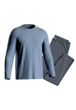 Set Long En Bio À Rayures - Pyjama - Bleu 9 Set Long En Bio À Rayures - Pyjama - Bleu -Next Verkoopwinkel f7f66e1f560940c0b08e4c0203509194
