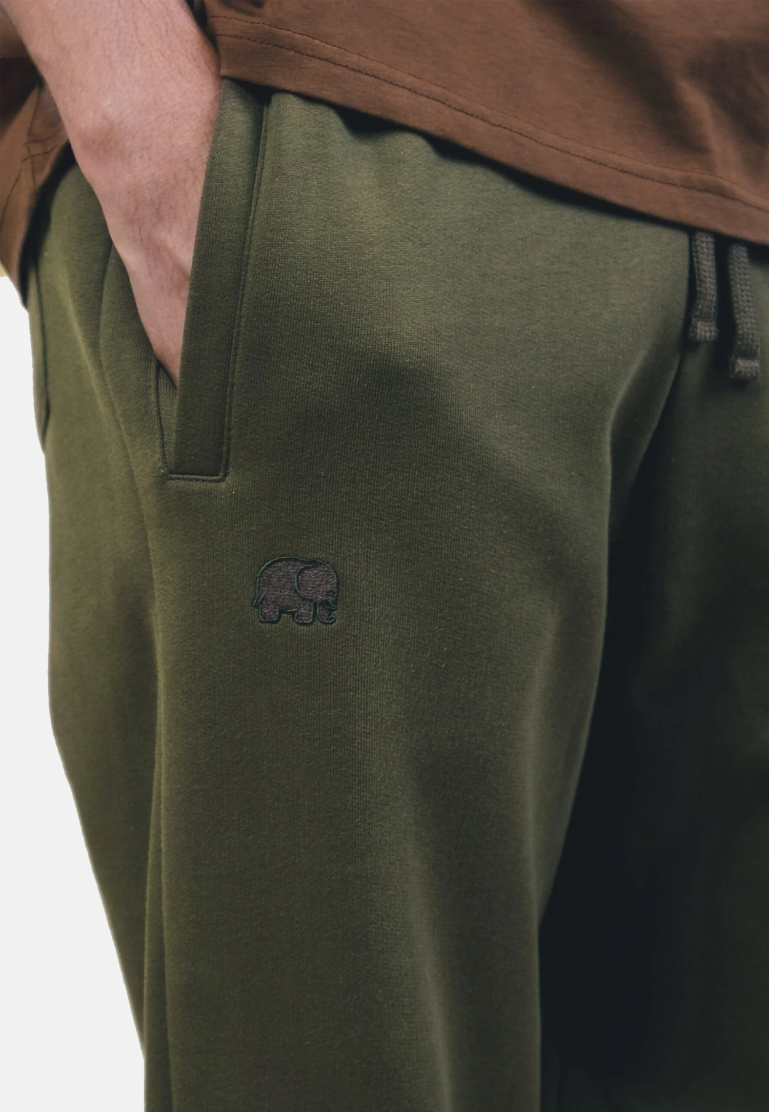 Unisex Water Repllent Five Panel - Trainingsbroek - Khaki 3 Unisex Water Repllent Five Panel - Trainingsbroek - Khaki - Afbeelding 3