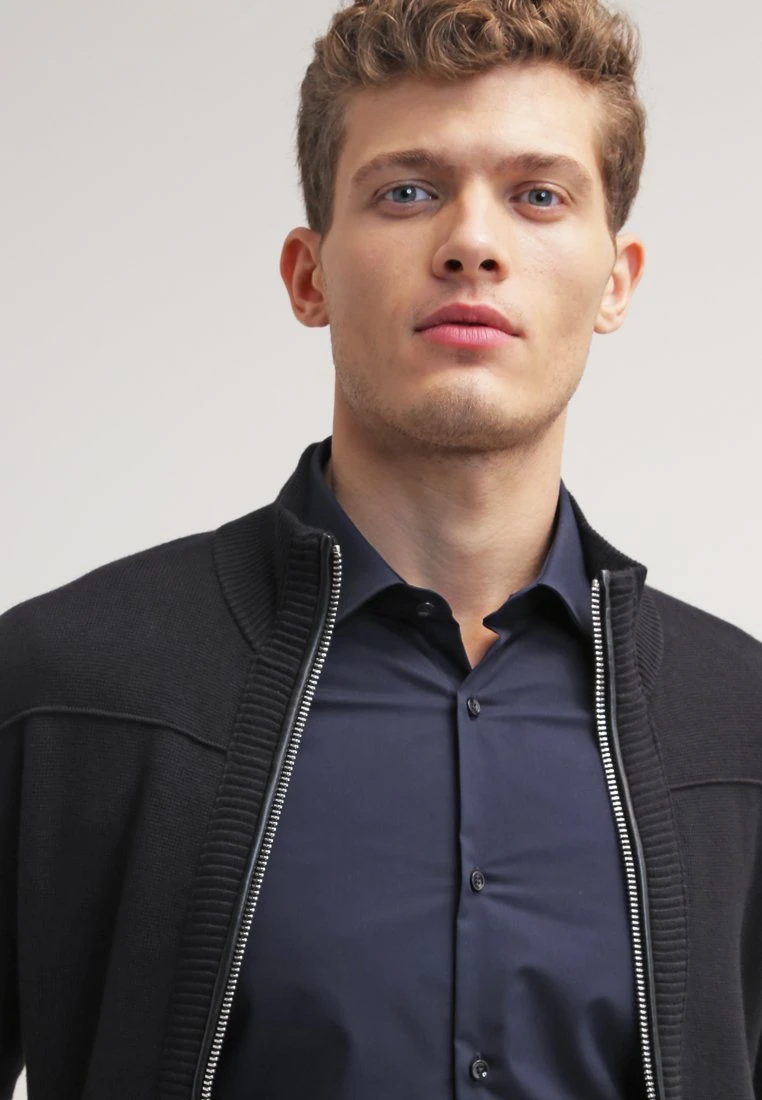 Hugo Jenno - Zakelijk Overhemd - Navy 4 Hugo Jenno - Zakelijk Overhemd - Navy - Afbeelding 4