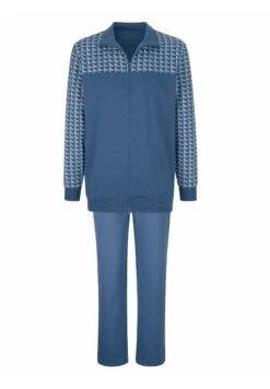 2Tlg Set - Trainingspak - Jeansblau