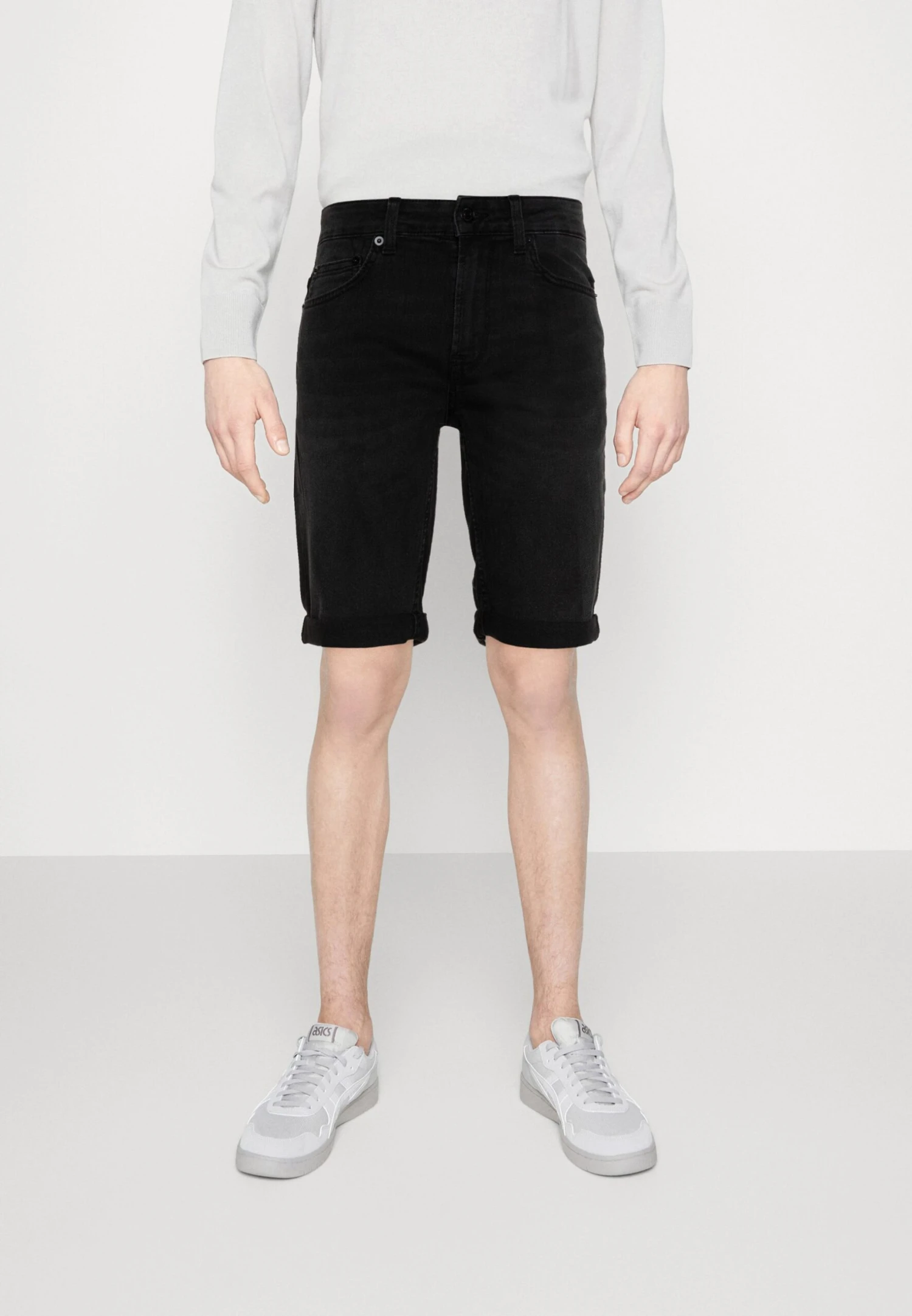 Only & Sons Onsply Life Fold Up - Jeansshort - Washed Black 1 Only & Sons Onsply Life Fold Up - Jeansshort - Washed Black