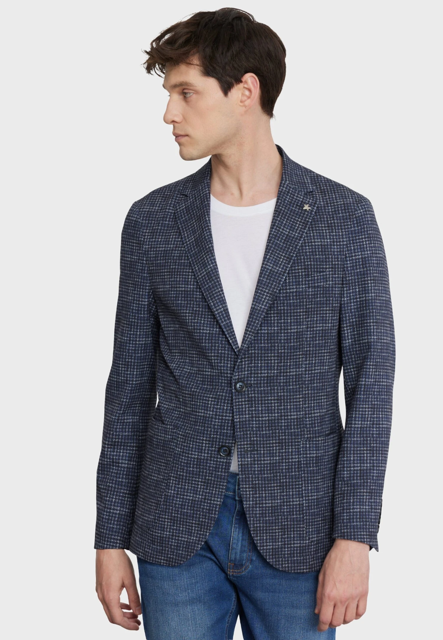 Slim Fit- Blazer - Navy Blue 1 Slim Fit- Blazer - Navy Blue