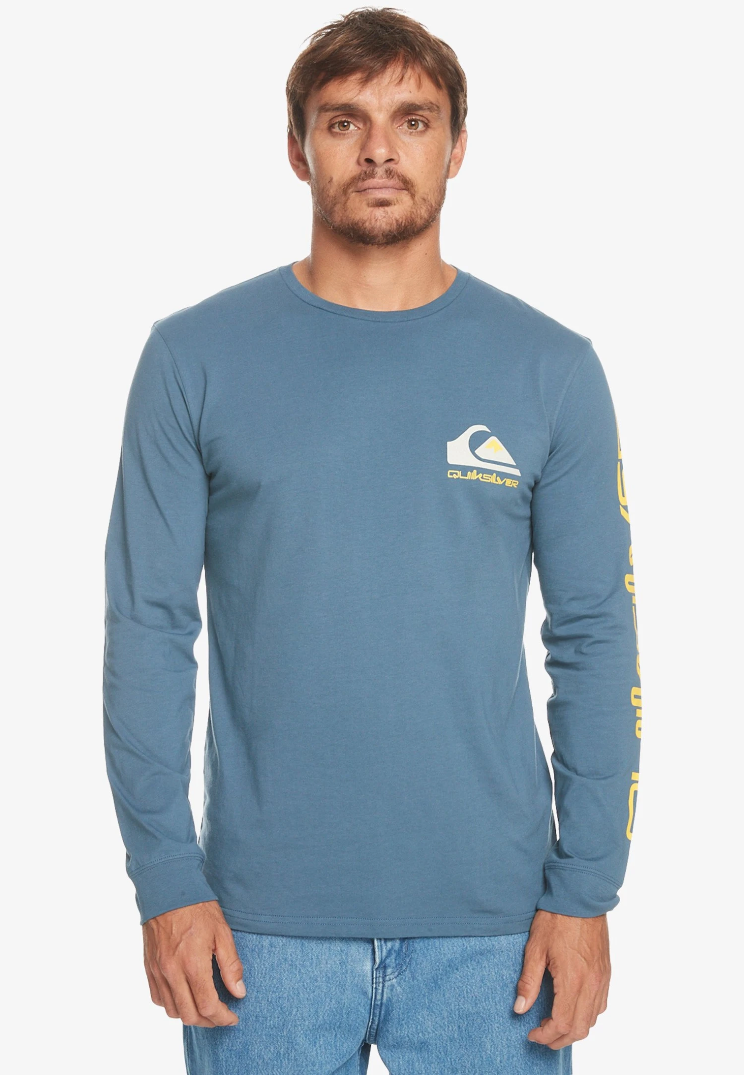Quiksilver Omnilogo Kvj0 - Longsleeve - Blue 1 Quiksilver Omnilogo Kvj0 - Longsleeve - Blue