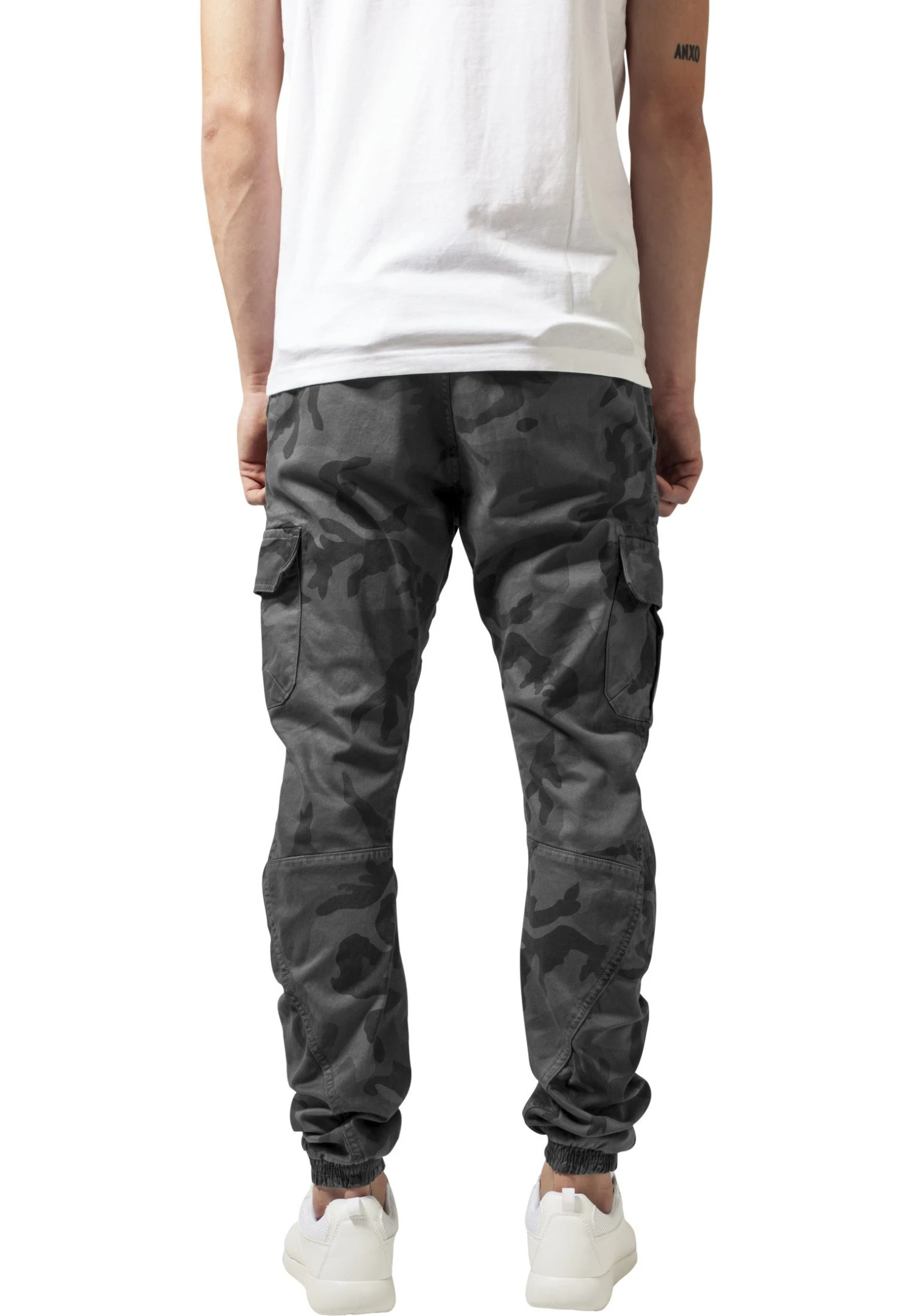 URBAN CLASSICS Camo Jogging- Cargobroek - Grey Camouflage 3 URBAN CLASSICS Camo Jogging- Cargobroek - Grey Camouflage - Afbeelding 3
