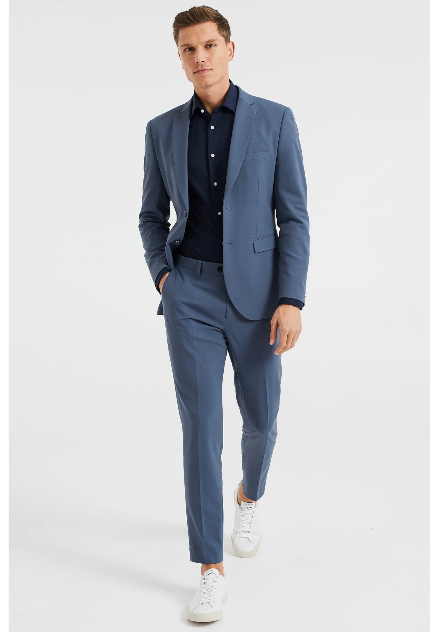 WE FASHION Taro - Blazer - Blue 2 WE FASHION Taro - Blazer - Blue - Afbeelding 2