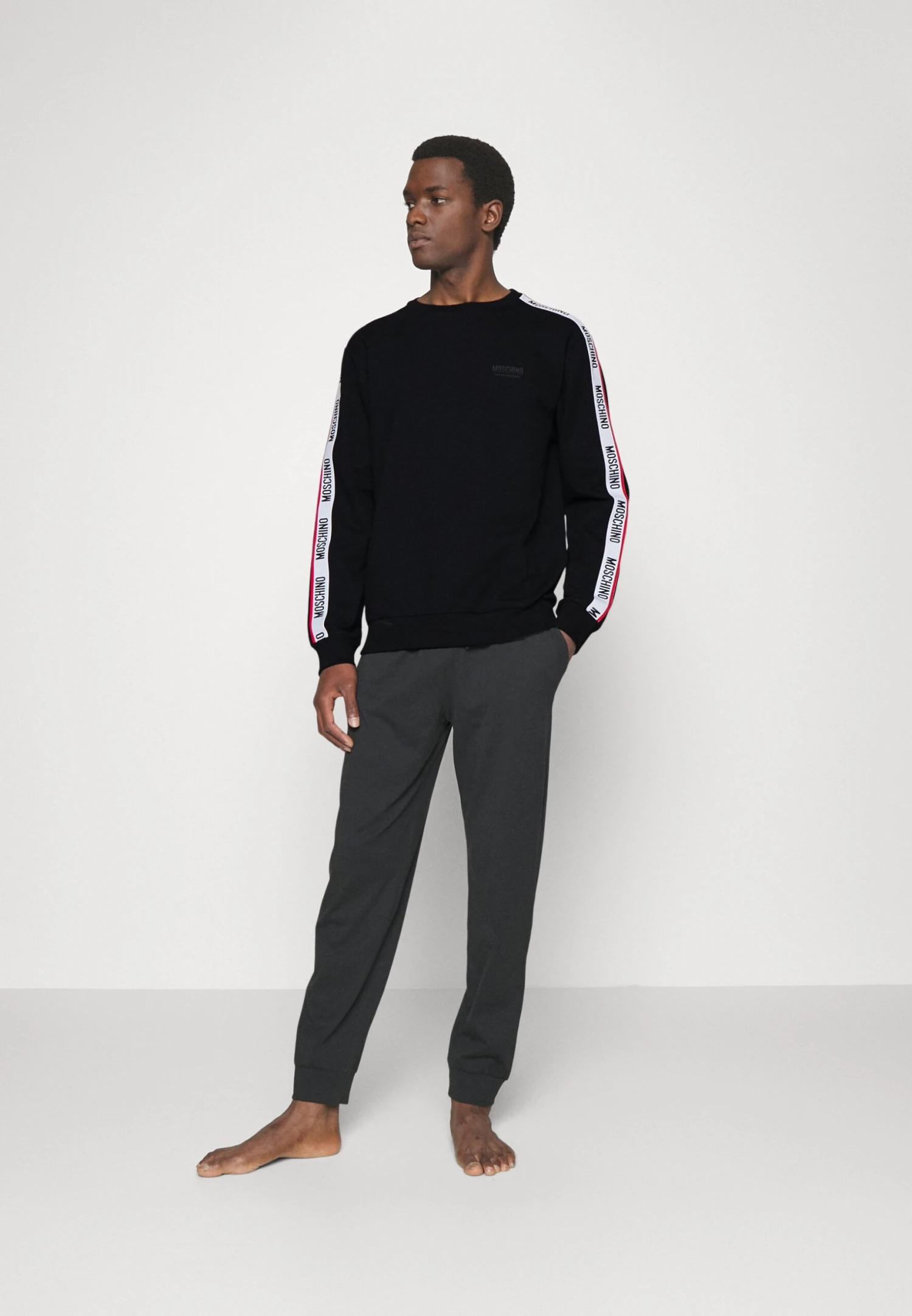 Crewneck - Pyjamashirt - Black 2 Crewneck - Pyjamashirt - Black - Afbeelding 2