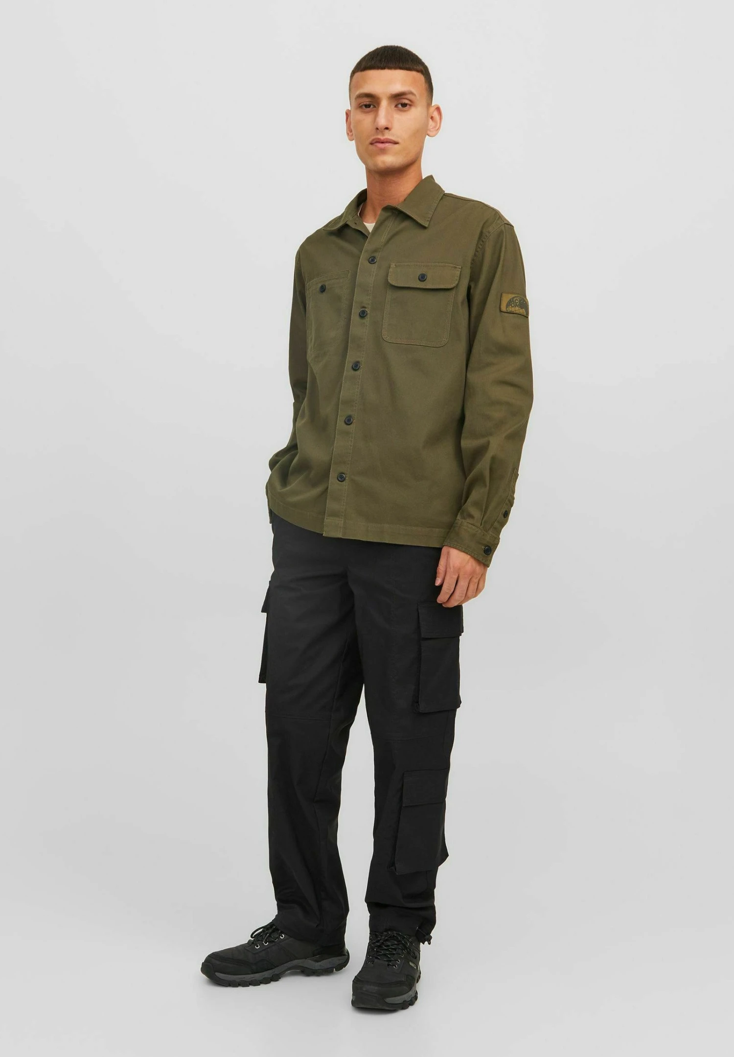 Jack & Jones Bill Virgo - Cargobroek - Black 2 Jack & Jones Bill Virgo - Cargobroek - Black - Afbeelding 2