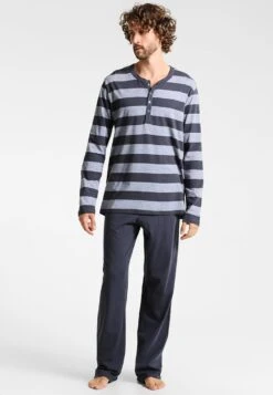 Schiesser Set - Pyjama - Anthrazit