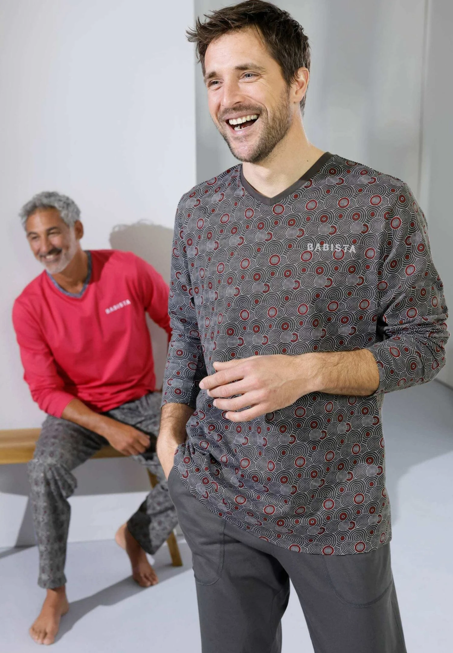 Set Im 2Er-Pack - Pyjama - Grau 4 Set Im 2Er-Pack - Pyjama - Grau - Afbeelding 4